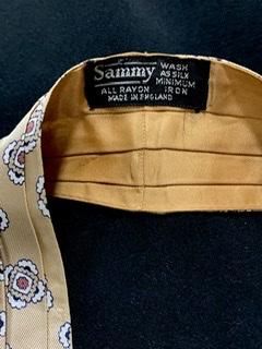 40s 50s リバーシブル イギリス製 Sammy アスコットタイ