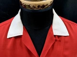 50s 赤白 ツートーン切替 ボーリングシャツ 半袖シャツ 50s 赤白 ツートーン切替 ボーリングシャツ 半袖シャツ