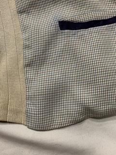 40s 50s 切替 千鳥格子 CAMPUS Vネック ギャバジンベスト 40s 50s 切替 千鳥格子 CAMPUS Vネック ギャバジンベスト
