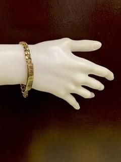 50s ゴールド IDブレスレット ミリタリーブレスレット 50s ゴールド IDブレスレット ミリタリーブレスレット