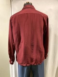 40s 50s Brewster ロングポイント レーヨンシャツ ギャバシャツ 40s 50s Brewster ロングポイント レーヨンシャツ ギャバシャツ
