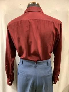 40s 50s Brewster ロングポイント レーヨンシャツ ギャバシャツ 40s 50s Brewster ロングポイント レーヨンシャツ ギャバシャツ