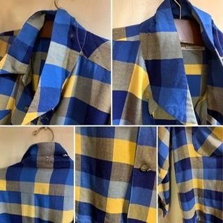 40s 50s ロングポイント レーヨンシャツ Sandy Mac Donald 40s 50s ロングポイント レーヨンシャツ Sandy Mac Donald