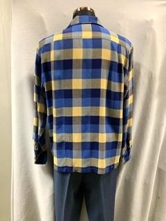 40s 50s ロングポイント レーヨンシャツ Sandy Mac Donald