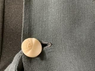 50s 切替ピーターパンシャツ La Scala モスグリーン 黄色 50s 切替ピーターパンシャツ La Scala モスグリーン 黄色