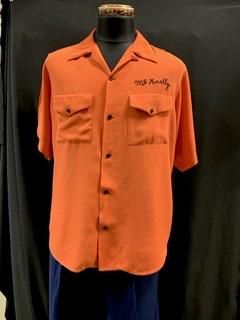 ボーリングシャツ　半袖シャツ　ブルー　チェーンステッチ　NATNAST 古着屋 GREEN HEAVEN 半袖シャツ ページ