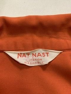 ボーリングシャツ　半袖シャツ　ブルー　チェーンステッチ　NATNAST 古着屋 GREEN HEAVEN 半袖シャツ ページ