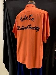 NATNAST made in USA ボウリングシャツ　刺繍 40s 50s チェーン刺繍 ボーリングシャツ NATNAST ヴィンテージ