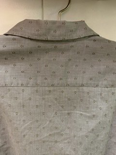 50s 60s ダイヤ織り柄　半袖シャツ　ヴィンテージ　ロカビリー　cotton コットン　ボックスシャツ　1950年代 - 古着屋サマンサ