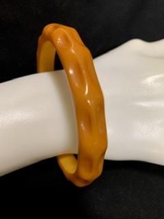 40s バンブー風 Bakelite ベークライト バングル 竹 40s バンブー風 Bakelite ベークライト バングル 竹