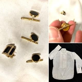 スタッズボタン セット ヴィンテージ タキシード 蝶ネクタイ スタッズボタン セット ヴィンテージ タキシード 蝶ネクタイ