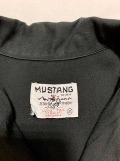 50s MUSTANG 黒 刺繍 ウエスタンシャツ ヴィンテージ 1950年代 50s MUSTANG 黒 刺繍 ウエスタンシャツ ヴィンテージ 1950年代