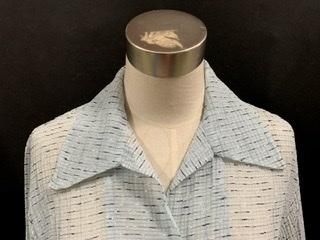 40s 50s カスリネップ シースルー ブラウス シャツ ヴィンテージ
