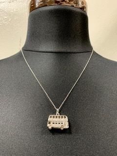50s 60s (男女兼用) ロンドンバス London ネックレス アクセサリー ペンダントトップ ペンダント ヴィンテージ イギリス ロンドン 1950年代 1960年代 モッズ - 古着屋サマンサ