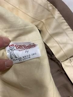 50s 紙タグつき デッドストック スラックス ギャバジン ギャバ 50s 紙タグつき デッドストック スラックス ギャバジン ギャバ