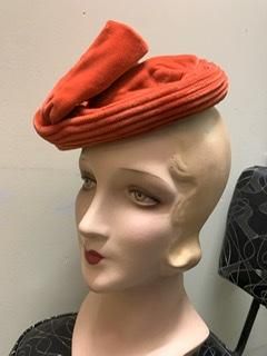 40s 50s 変形 ベレー 帽子 ヴィンテージ ハット ヘッドドレス
