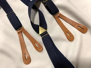 40s デッドストック サスペンダー ヴィンテージ 1940年代 ボタン