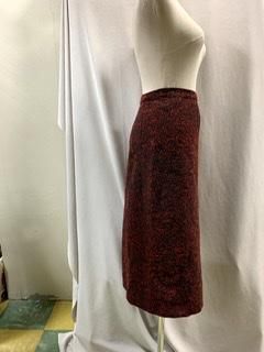 50s (M~L) 赤黒 ネップ タイトスカート ヴィンテージ ペンシル 50s (M~L) 赤黒 ネップ タイトスカート ヴィンテージ ペンシル