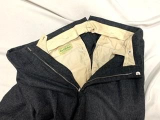 50s 黒 カスリ スラックス パンツ ヴィンテージ トラウザーズ 50s 黒 カスリ スラックス パンツ ヴィンテージ トラウザーズ