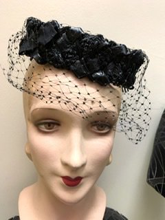 1950'フラワーハット アメリカヴィンテージ花帽子ヘッドドレス