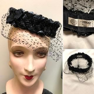 ハット 帽子 ヘッドドレス ヘッドピース - 古着屋サマンサ ハット 帽子 ヘッドドレス ヘッドピース - 古着屋サマンサ
