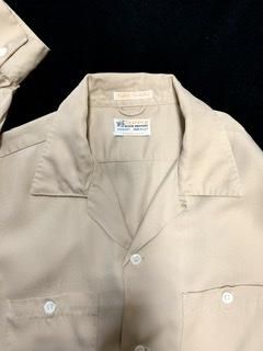 50s (Lサイズ)ギャバジンシャツ ハンドステッチ SKIPPER Wilson 50s (Lサイズ)ギャバジンシャツ ハンドステッチ SKIPPER Wilson