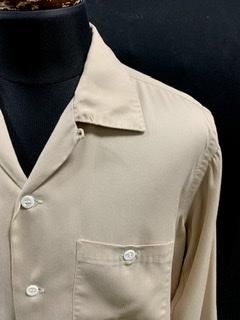 50s (Lサイズ)ギャバジンシャツ ハンドステッチ SKIPPER Wilson