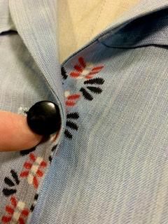 USヴィンテージ　レーヨンワンピース　ウエスタン 40s 50s ウエスタンふう レーヨンワンピース シャツドレス