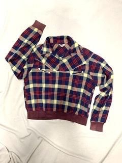 ビンテージ　50年代 USA製 プルオーバーシャツ　レーヨン ギャバ ロカビリー 50s Argyle Pattern Rayon Gabardine Shirts 50年代 レーヨン