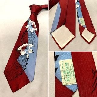 1940's ヴィンテージ ネクタイ 30s 40s 総柄 ネクタイ ヴィンテージ 1930年代 1940年代 - 古着