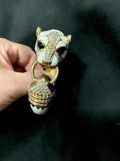 ヒョウ ホワイトタイガー ブレスレット バングル アクセサリー