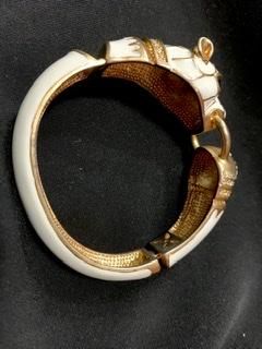 ヒョウ ホワイトタイガー ブレスレット バングル アクセサリー