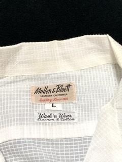 50s 白 半袖シャツ オープンカラーシャツ Mullen &Blvett 解禁
