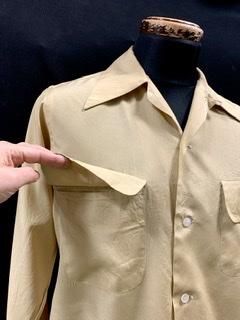 【冬バーゲン★】 40s 超ロング 長袖シャツ ヴィンテージ シャツ ロングポイント トップス