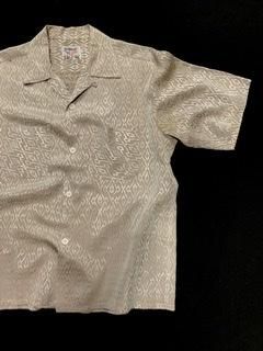 50s シルバー カミナリ柄 半袖シャツ シャツ ヴィンテージ 50s シルバー カミナリ柄 半袖シャツ シャツ ヴィンテージ