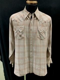 Westmoor 40s ウエスタンシャツ　レーヨンギャバ　イエロー Westmoor 40s ウエスタンシャツ レーヨンギャバ イエロー