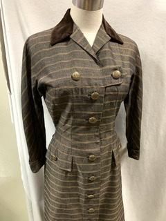 1930年代〜1940年代スペシャルヴィンテージ シルクキルティングワンピース 3ce1c048227a4c6661cde52c41cc79