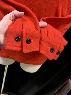 50s 赤黒 ハーフジップ doublet スポーツシャツ スポシャツ