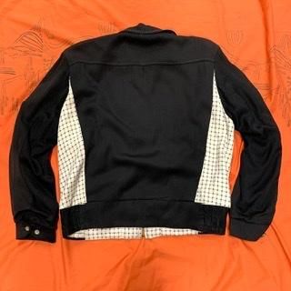 50s GRAIS 黒白ツートーン切替 ギャバジン ジャケット ギャバ 50s GRAIS 黒白ツートーン切替 ギャバジン ジャケット ギャバ