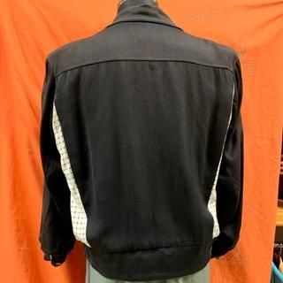 50s GRAIS 黒白ツートーン切替 ギャバジン ジャケット ギャバ 50s GRAIS 黒白ツートーン切替 ギャバジン ジャケット ギャバ