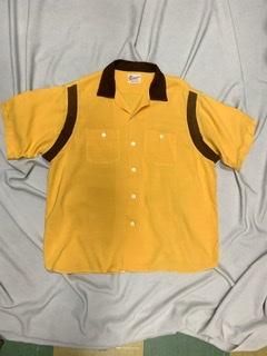 50s ツートーン 半袖シャツ sportsmaster ヴィンテージ 切替