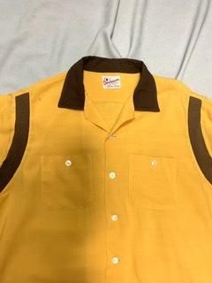 【00s vintage】リネン×レーヨン　半袖シャツ　ロカビリー　50s 古着 00s vintage】リネン×レーヨン 半袖シャツ ロカビリー 50s 古着