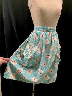 50s USA製 ヴィンテージエプロン Vintage 40s 50s エプロン ヴィンテージ ノベルティプリント ポケット