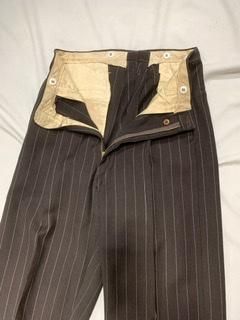 30s 40s スラックス ヴィンテージ 幅広 1940年代 ウール 30s 40s スラックス ヴィンテージ 幅広 1940年代 ウール
