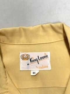 50s king Louie 無地 ボーリングシャツ ヴィンテージ レーヨン 50s king Louie 無地 ボーリングシャツ ヴィンテージ レーヨン