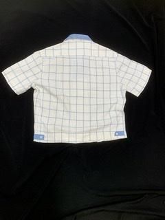 50s 60s ツートーン 切替 イタリアンカラー シャツ 半袖シャツ