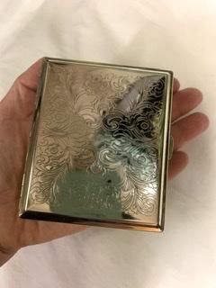 ヴィンテージ シガレットケース 名刺入れ レトロ アンティークシガレッケース アンティークシルバー cigarette ca