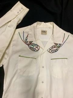 50s オープンカラー 刺繍 ウエスタンシャツ ロカビリー 50s オープンカラー 刺繍 ウエスタンシャツ ロカビリー