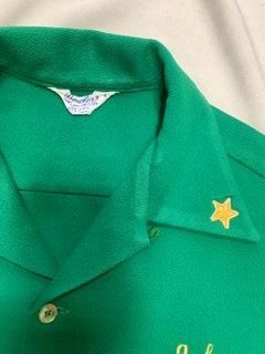 50s 60s 刺繍 ボーリングシャツ 芯なし ふくろぬい ヴィンテージ