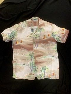 50s ALANI ちりめんレーヨン ハワイアンシャツ ヴィンテージ 1950年代